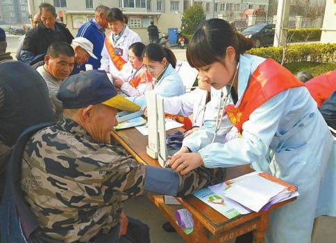 东台市梁垛镇卫生院开展志愿者服务活动