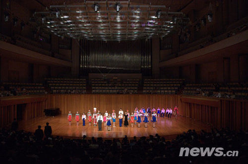 朝鲜平壤学生少年艺术团访华演出