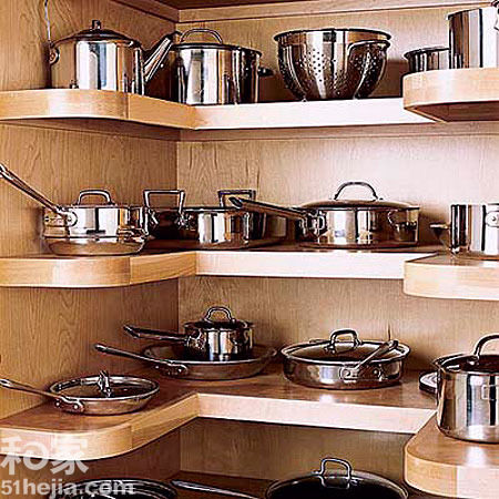 厨房有条理 关于锅具的收纳原则