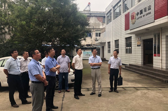 东台:市委副书记,政法委书记许峰调研指导司法所建设