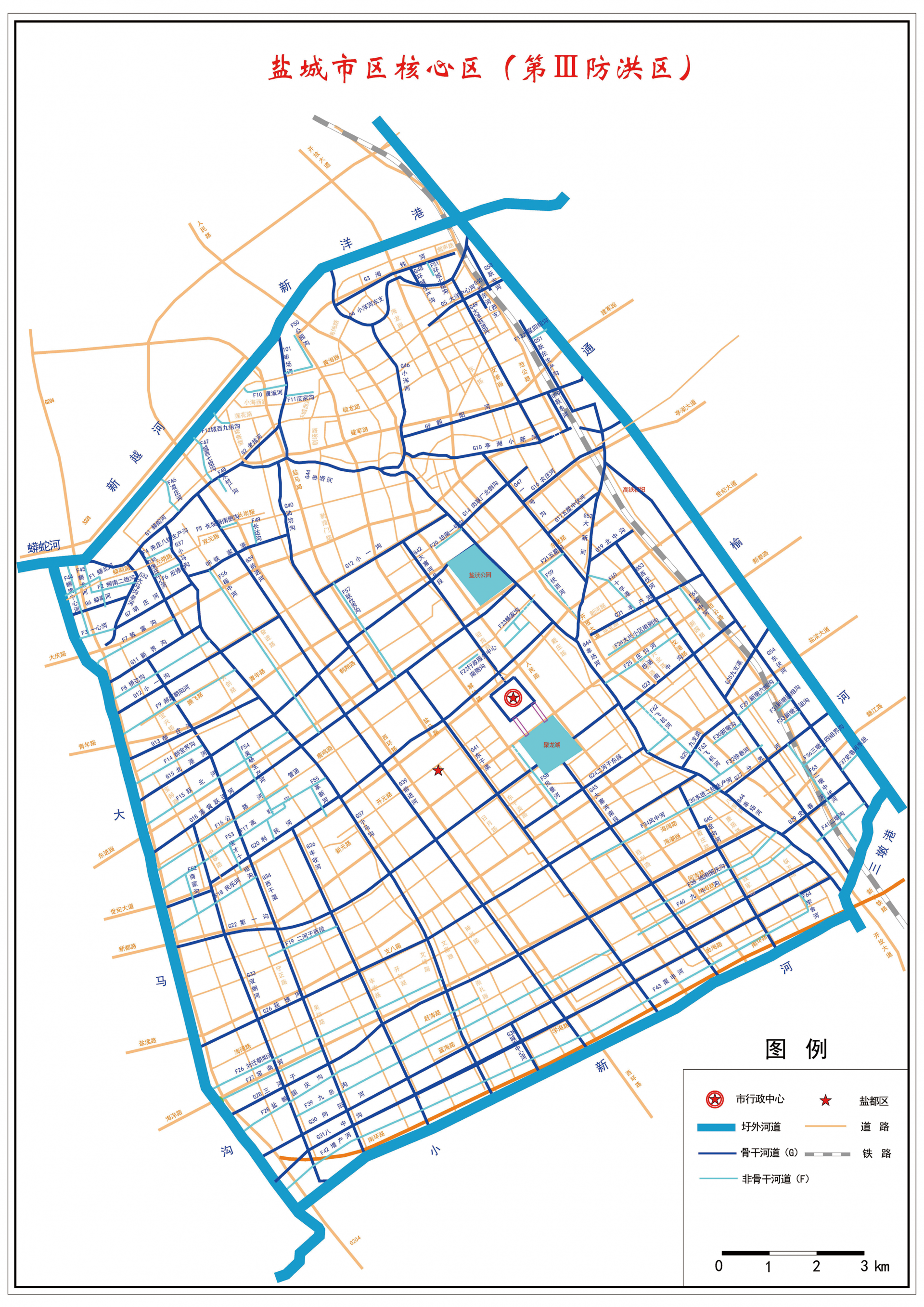 盐城串场河地图图片